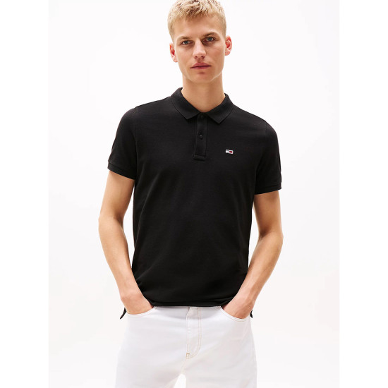 Tommy Hilfiger Ανδρική μπλούζα polo Flag Patch Slim Fit Polo Shirt
